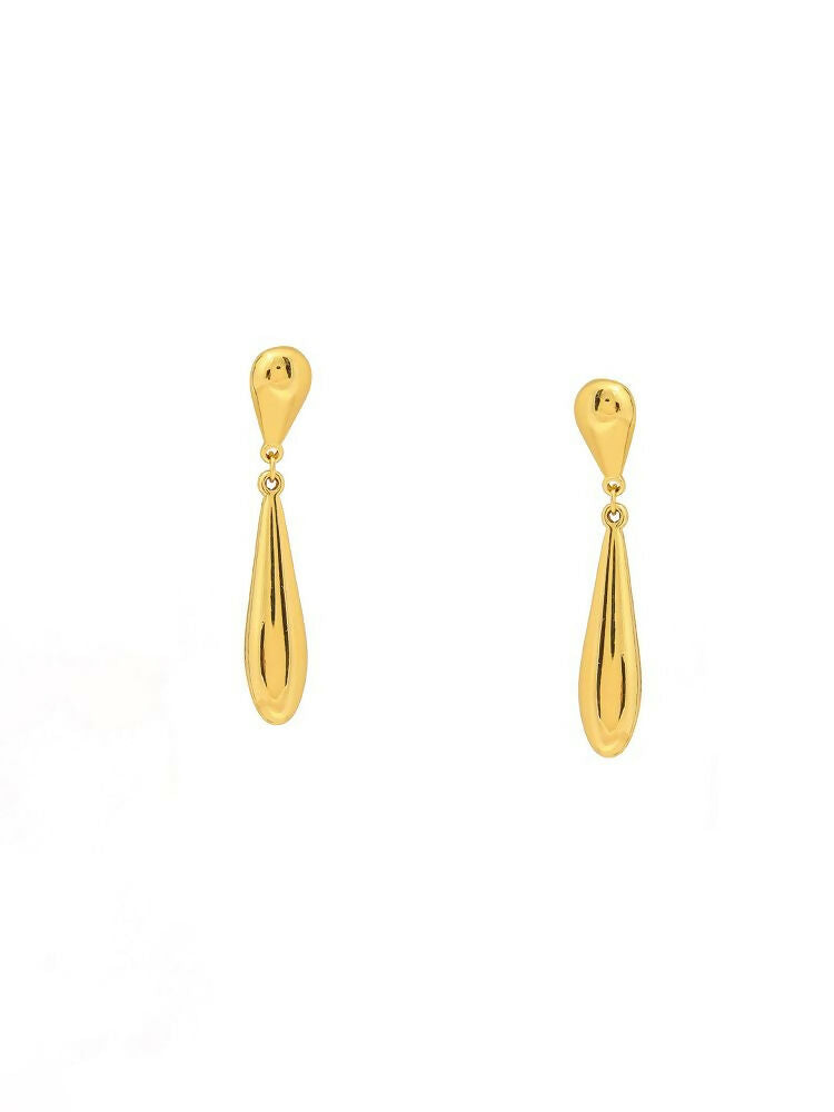 Golden Drop Earrings - Ruby Raang | Grocsy