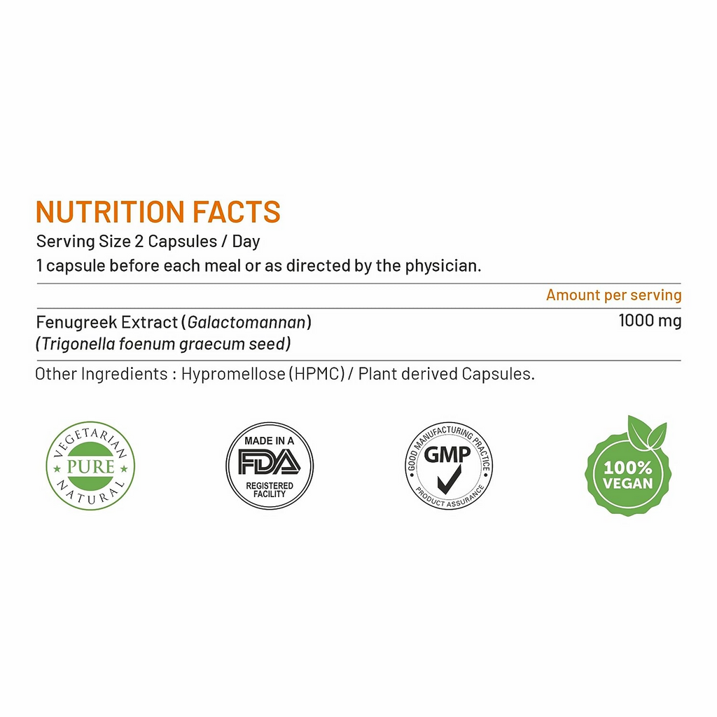 Bliss Welness Fenugreek Extract Capsules | Grocsy