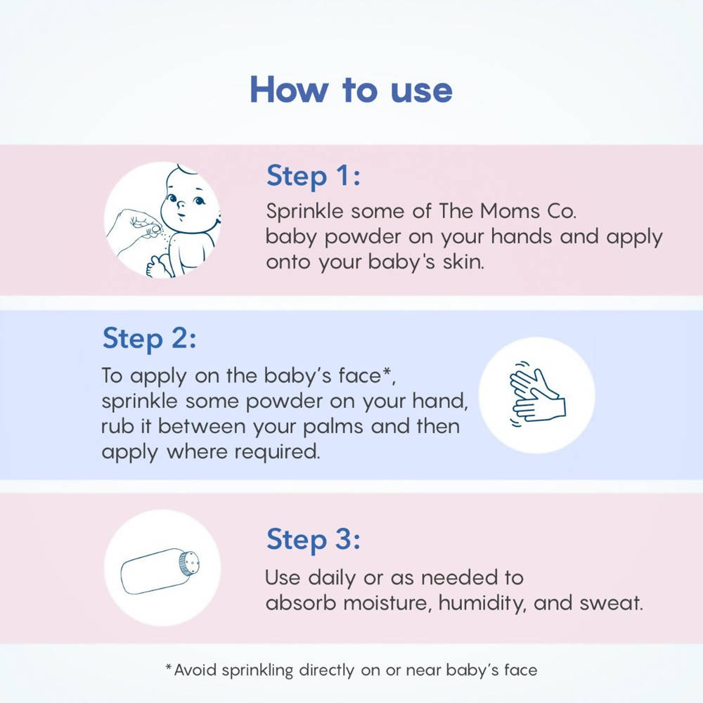 The Moms Co Natural Talc-Free Baby Powder | Grocsy