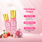 Frabia Pink Blush Perfume Oil Roll-On - Strawberry | Grocsy