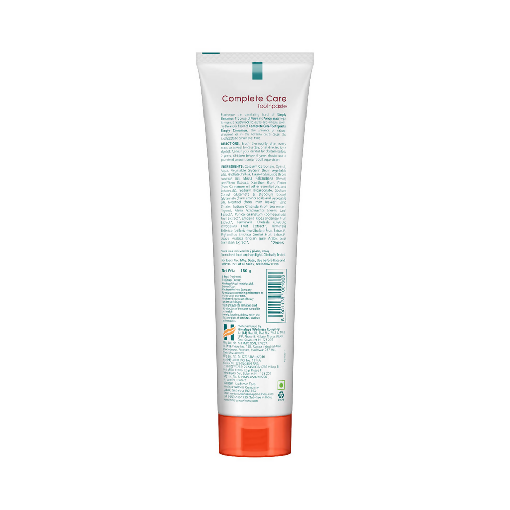 Himalaya Botanique Complete Care Toothpaste (Simply Cinnamon) | Grocsy