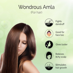 Pyoura Pure Amla Powder 100% Natural Hygienically Dried Mask For Hair Growth & Healthy Scalp | Grocsy