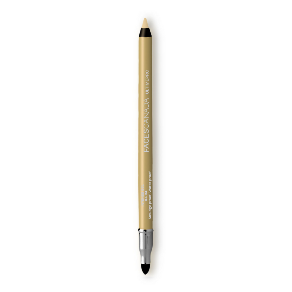 Faces Canada Ultime Pro Intense Gel Kajal With Smudger & Sharpener - Sand Beige | Grocsy
