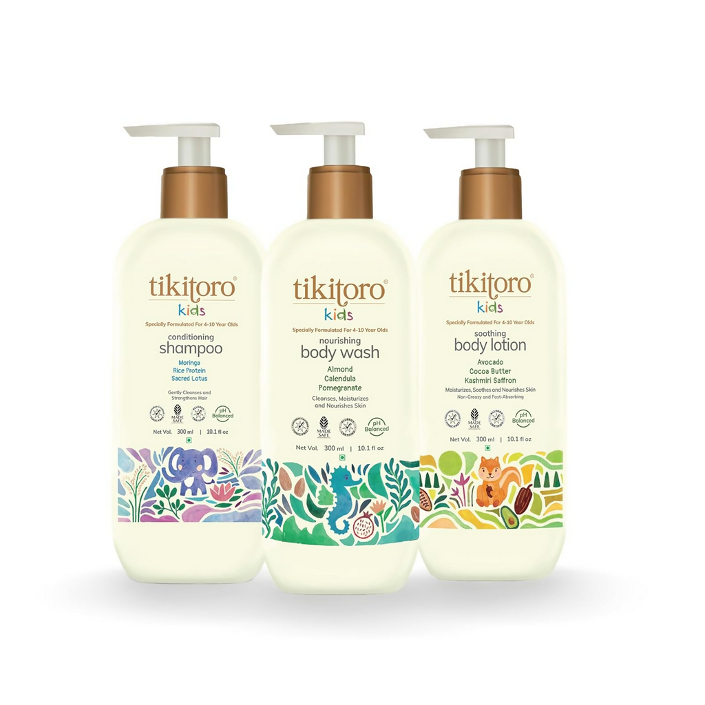 Tikitoro Kids Body & Hair Combo Kit | Grocsy