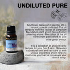 Soulflower Aromatherapy Pure & Natural Geranium Essential Oil | Grocsy