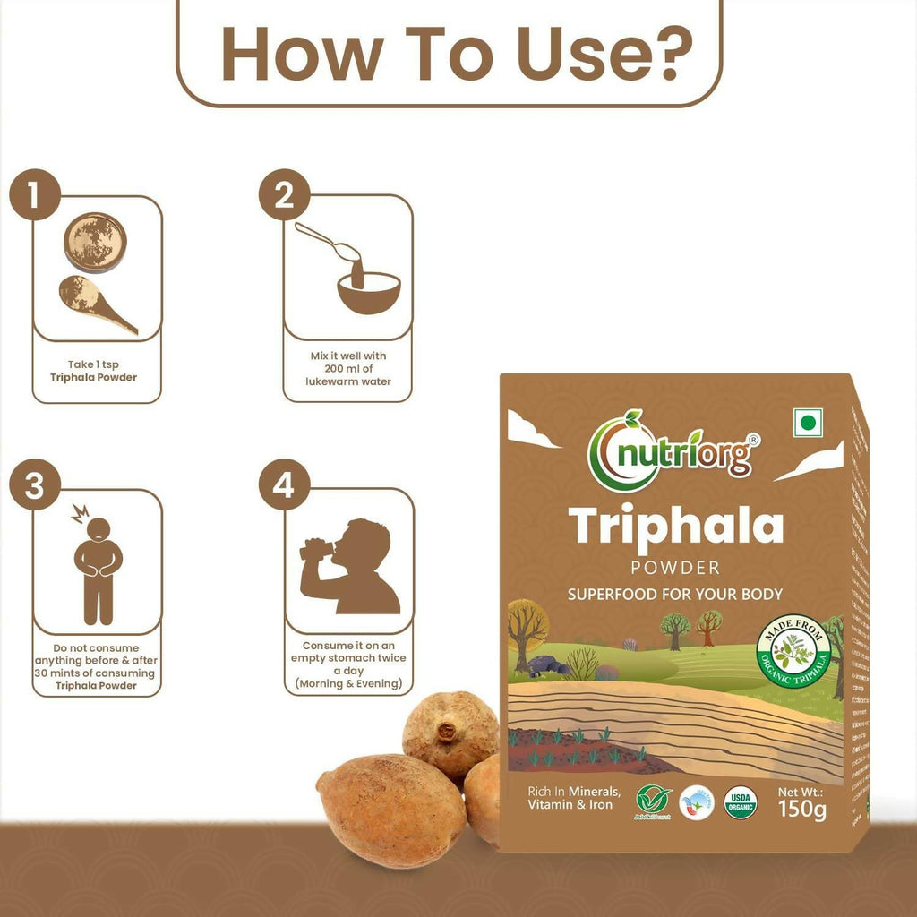 Nutriorg Triphala Powder | Grocsy