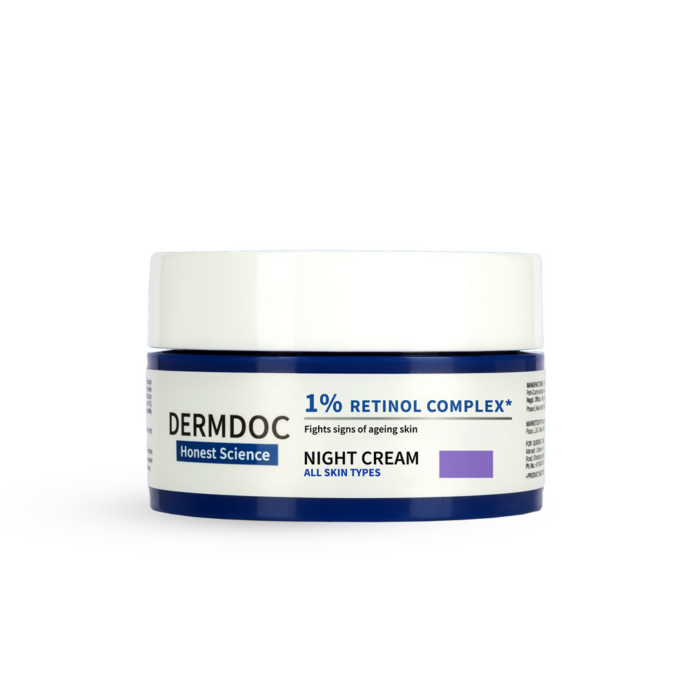 Dermdoc 1% Retinol Complex Night Cream | Grocsy