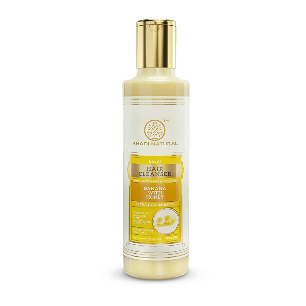 Khadi Natural Banana With Honey Hair Cleanser | Grocsy
