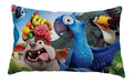 Unique Fashion Microfibre Filled Cushion For Kids - Angry Bird Fruit | Grocsy