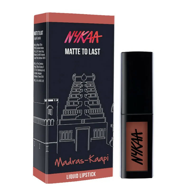 Nykaa Matte to Last! Transfer Proof Liquid Lipstick - Madras Kaapi 05 | Grocsy