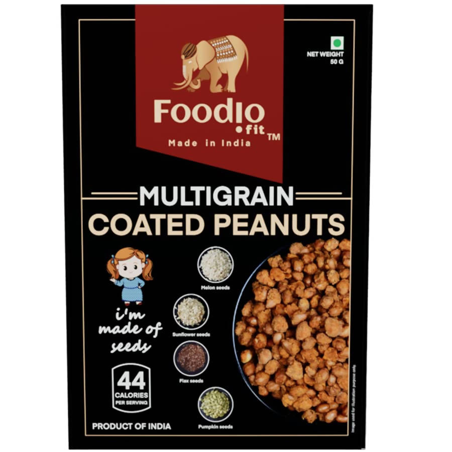 Foodio Multigrain Coated Peanuts | Grocsy