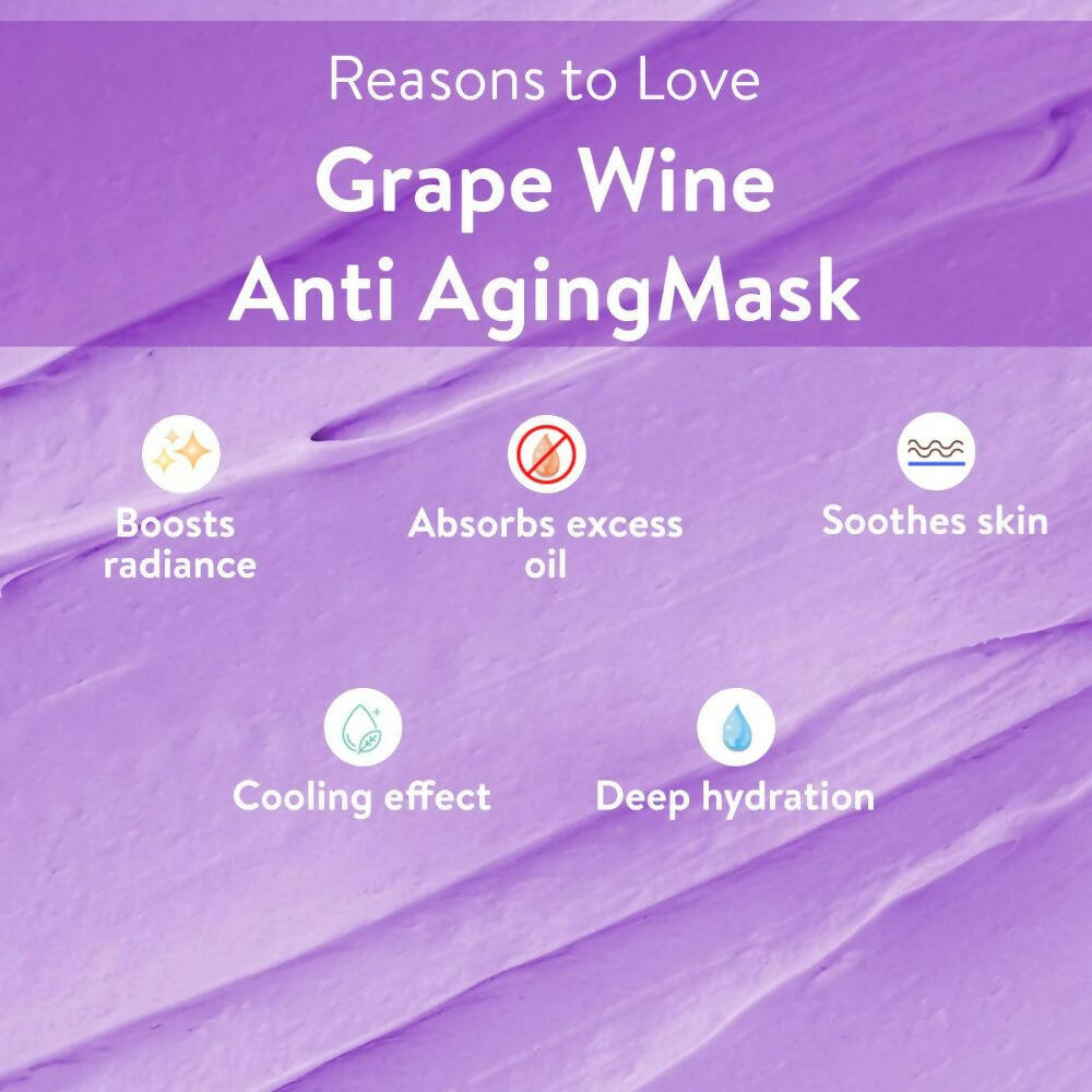 Belora Paris Grape Wine Anti Aging Mask | Grocsy