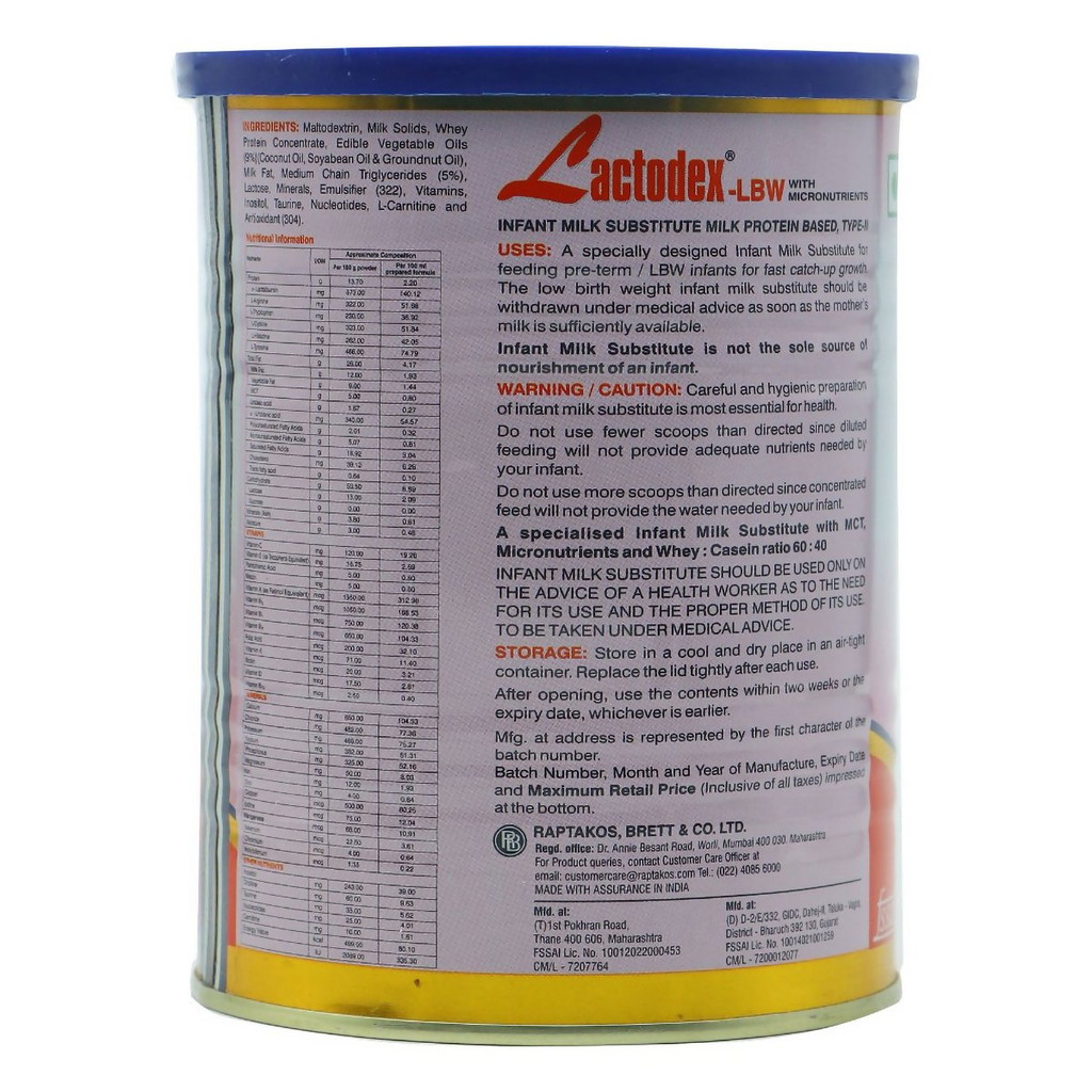 Lactodex-LBW Premature Baby Powder for Born Before 37 Weeks | Grocsy