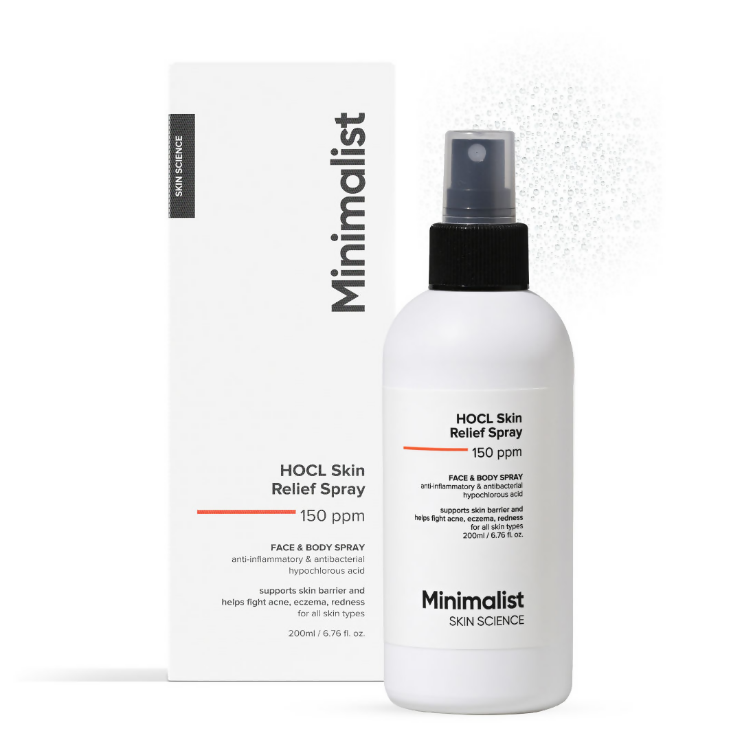 Minimalist HOCL Skin Relief Spray 150 PPM Face & Body Spray | Grocsy
