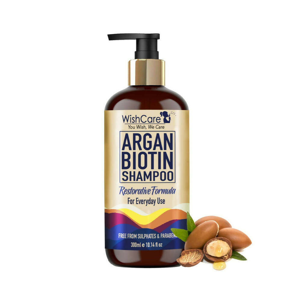 Wishcare Argan Oil Biotin Shampoo | Grocsy