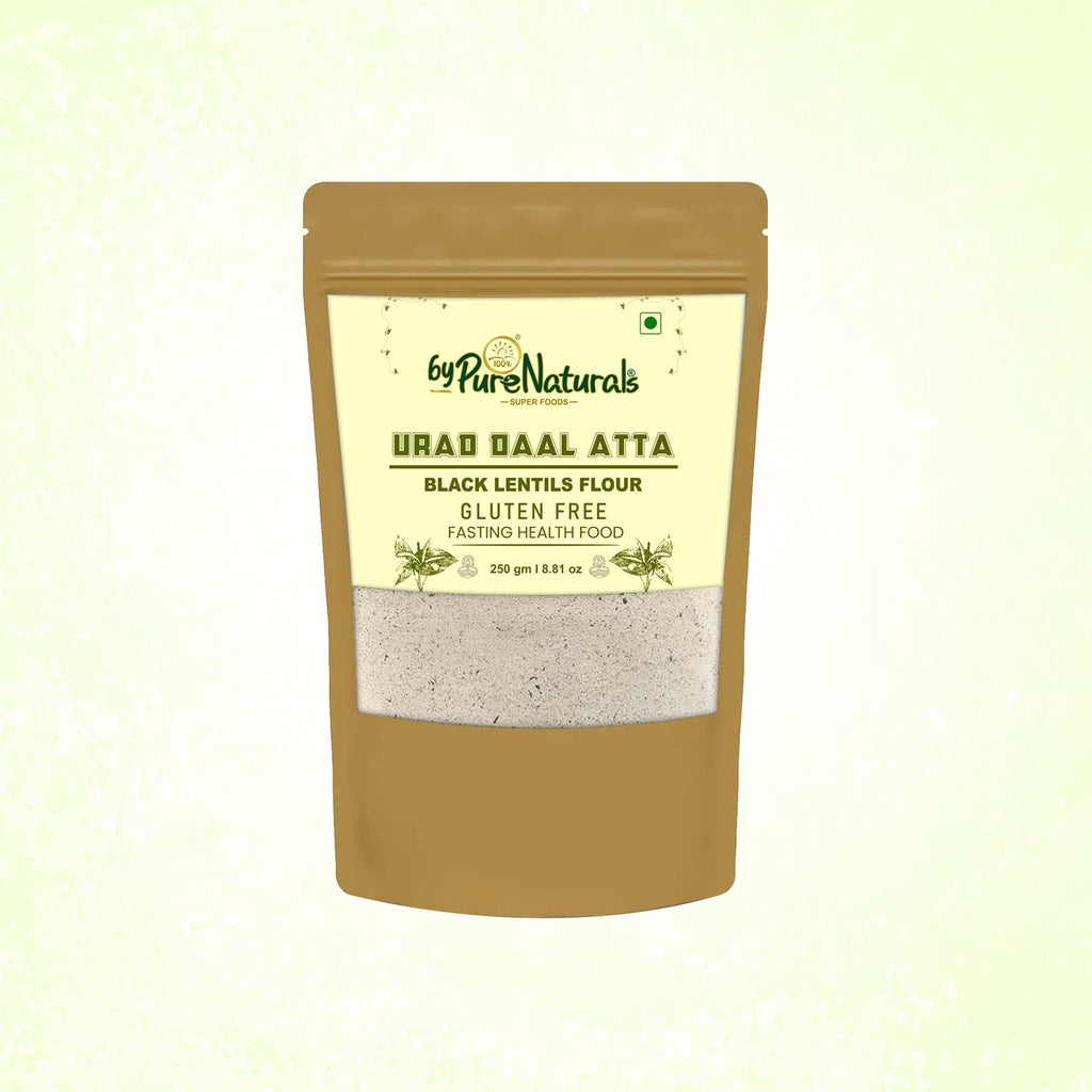 byPureNaturals Urad Daal Atta (Black Lentils Flour) | Grocsy