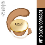 Lakme Vitamin C Superglow Skin Perfecting Compact with 1 % Vit C - Walnut | Grocsy