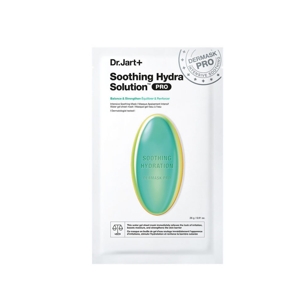 Dr.Jart+ Dermask Soothing & Moisturizing Hydra Solution Pro Hydrating Face Mask to Soothe Irritated Skin | Grocsy