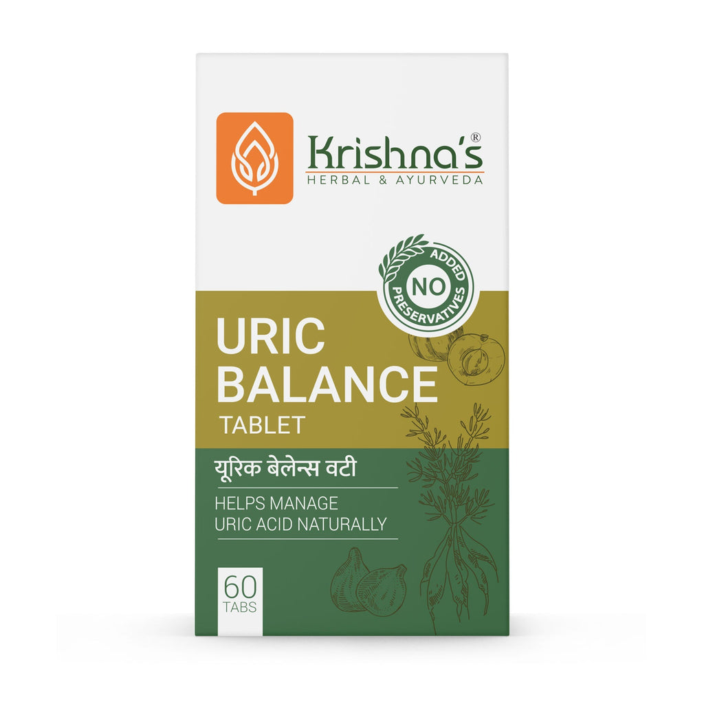 Krishna'S Herbal & Ayurveda Uric Balance Tablets | Grocsy