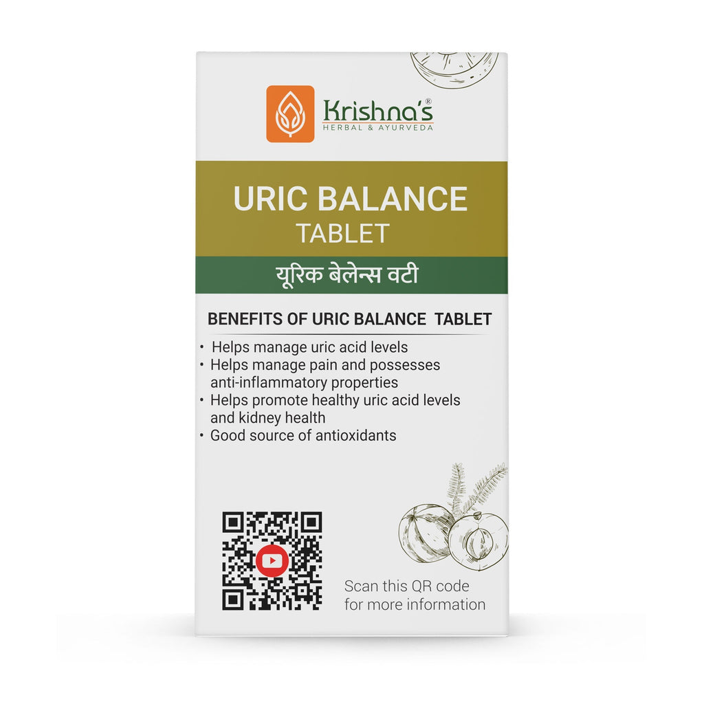Krishna'S Herbal & Ayurveda Uric Balance Tablets | Grocsy