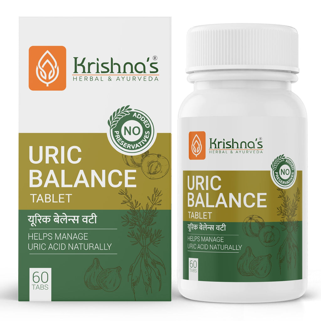 Krishna'S Herbal & Ayurveda Uric Balance Tablets | Grocsy