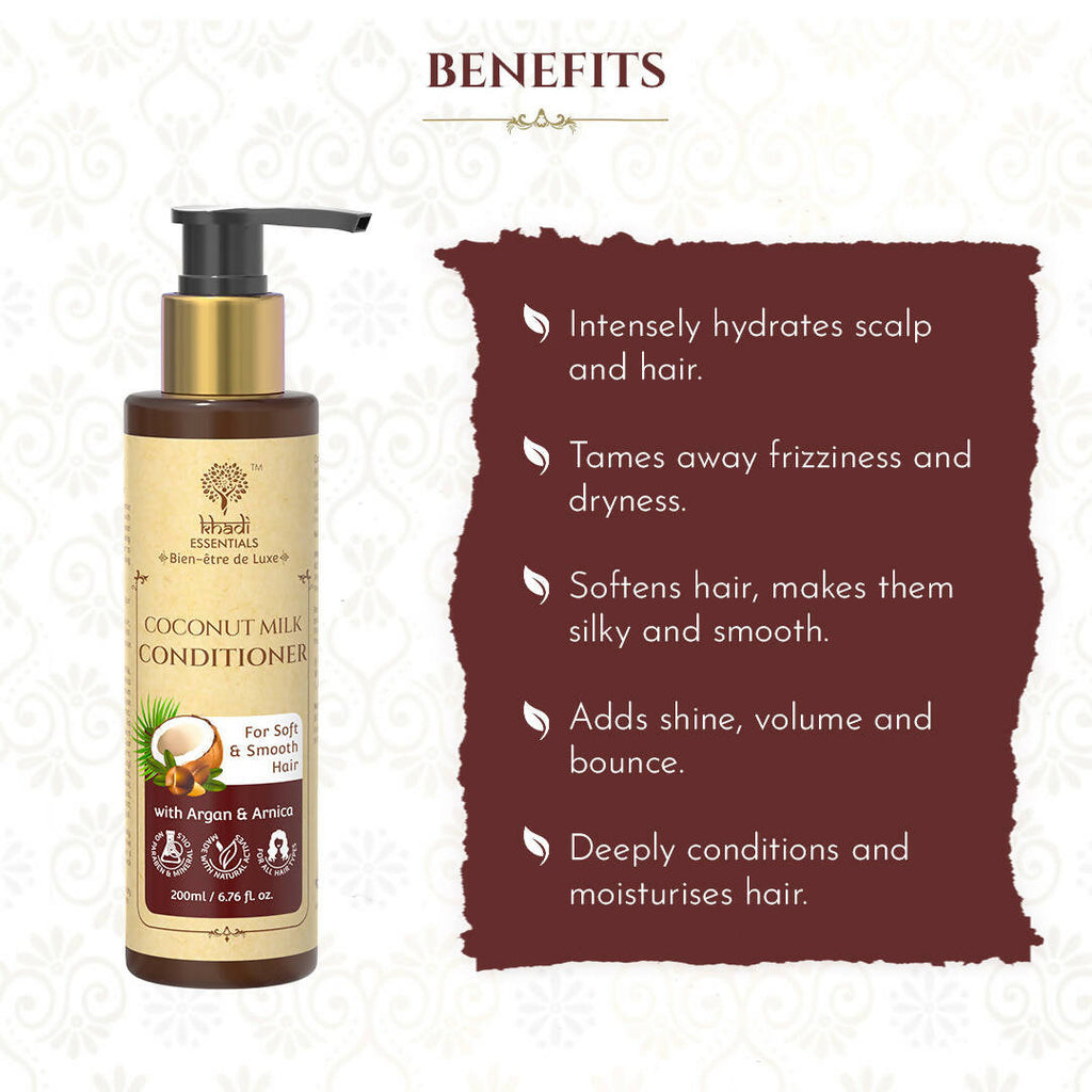 Khadi Essentials Coconut Milk Conditioner | Grocsy