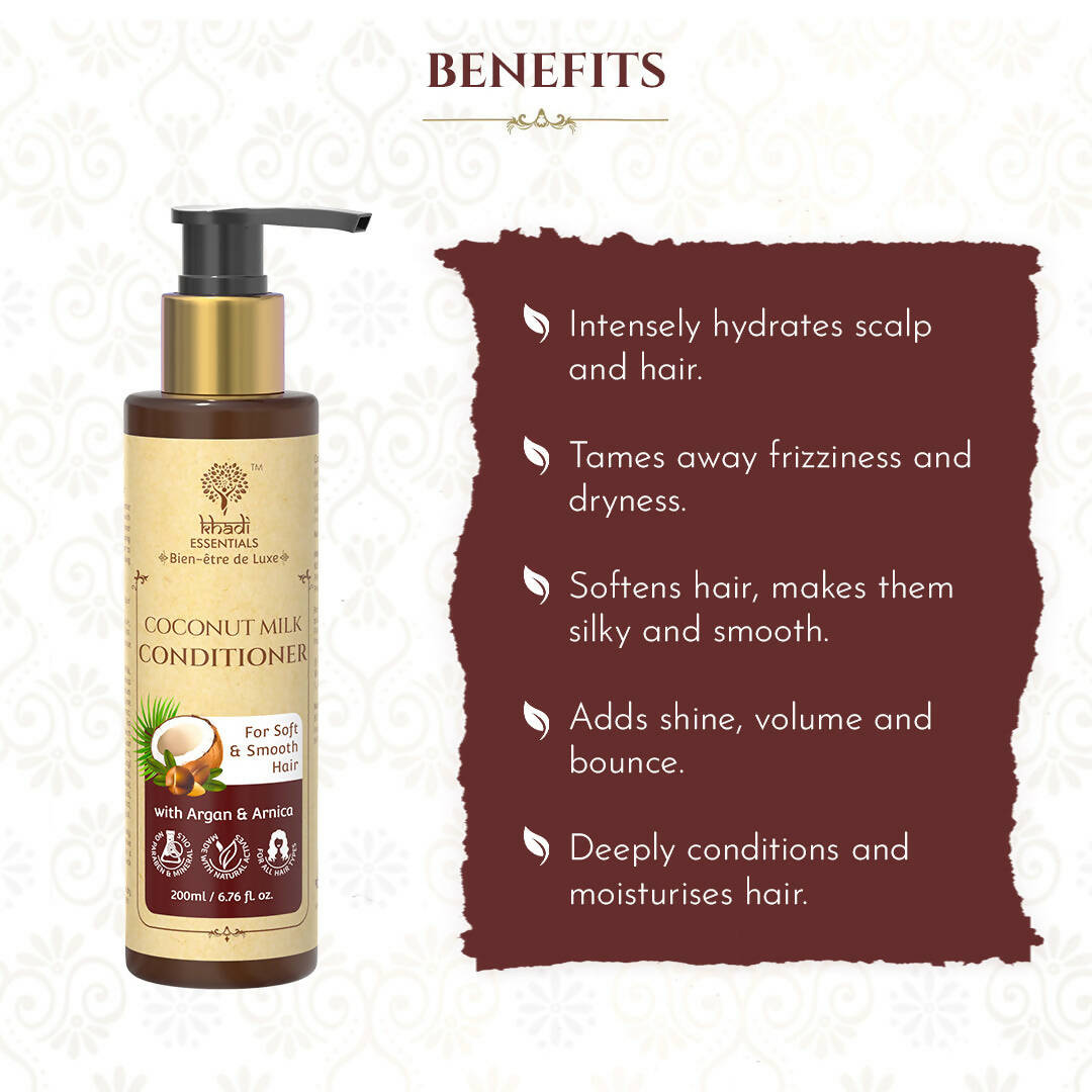 Khadi Essentials Coconut Milk Conditioner | Grocsy