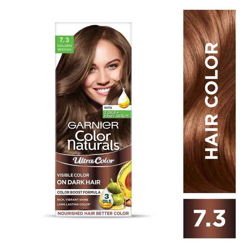 Garnier Color Naturals Ultra Hair Color - 7.3 Golden Brown | Grocsy