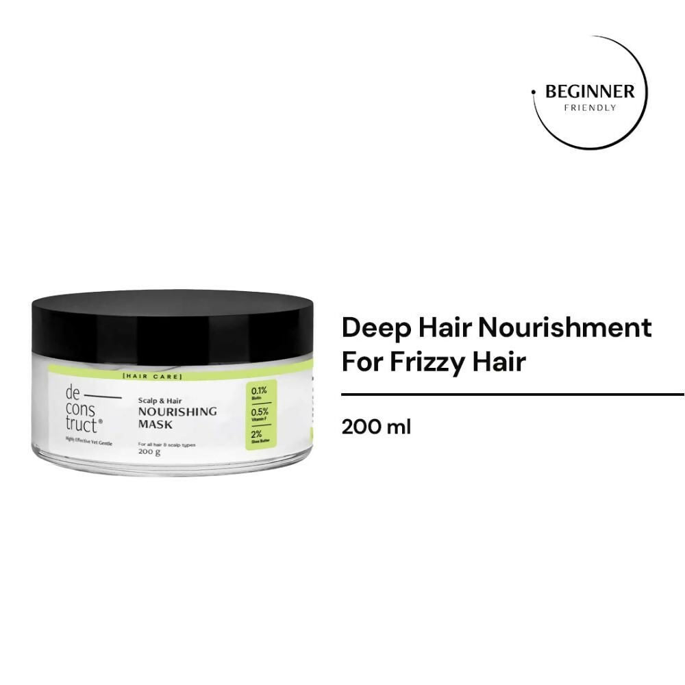 Deconstruct Scalp & Hair Nourishing Mask For Dry & Frizzy Hair, Deep Nourishment | Grocsy