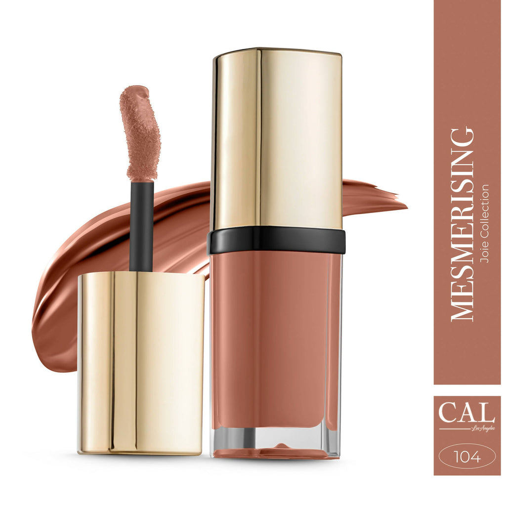 CAL Los Angeles Joie Collection Liquid Matte Nude Beige Lipstick - Mesmerising 104 | Grocsy