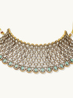 Nuyug 22k Gold-Plated Zircon Choker Set | Grocsy