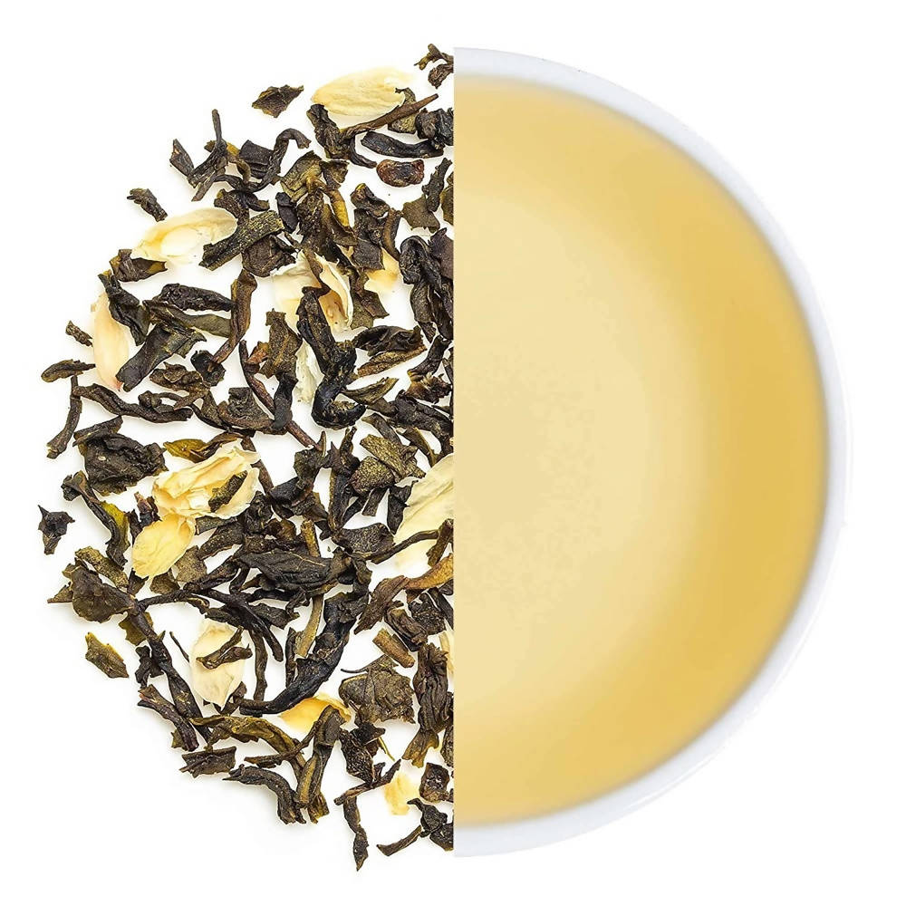 Teabox Organic Jasmine Green Tea Loose Leaves | Grocsy