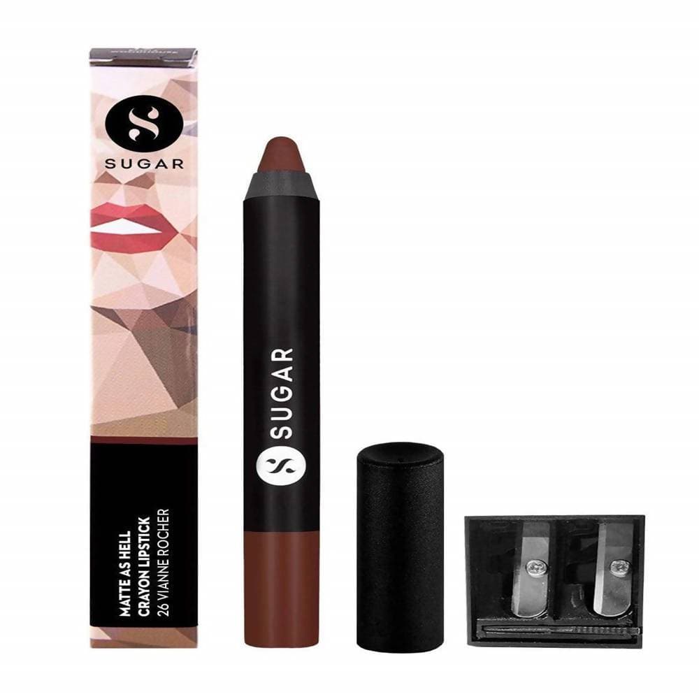 Sugar Matte As Hell Crayon Lipstick - Vianne Rocher (Deep Chocolate Brown) | Grocsy