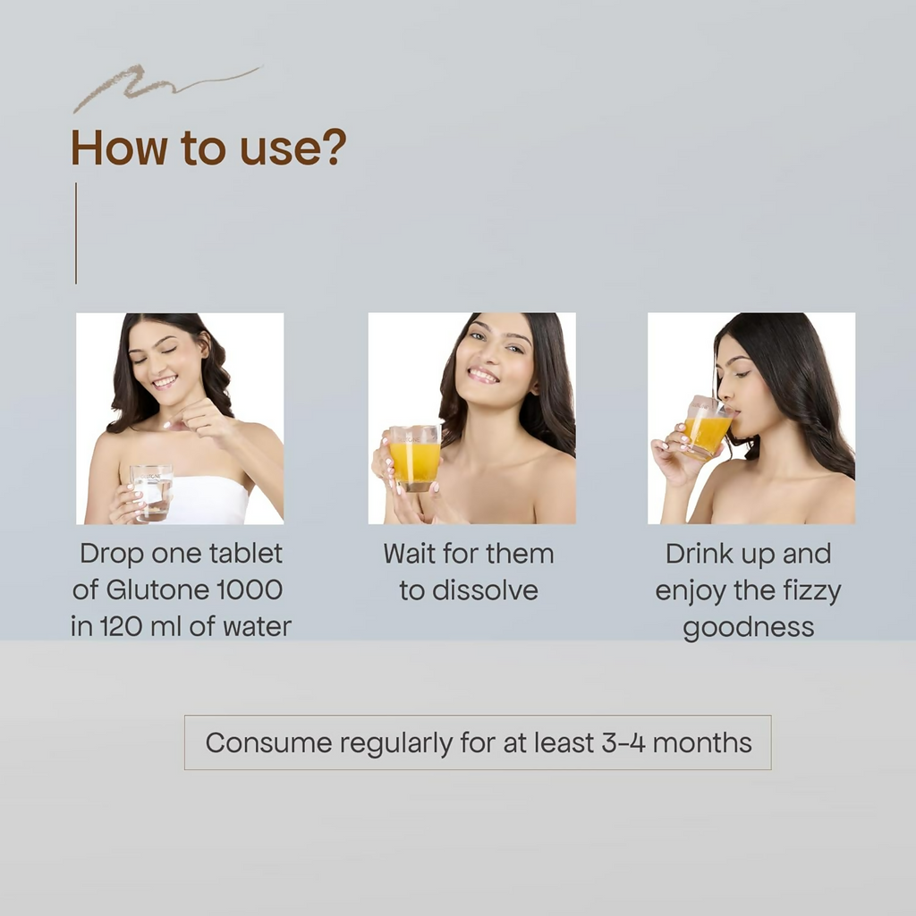 Glutone 1000 Setria L-Glutathione Effervescent Tablets | Grocsy