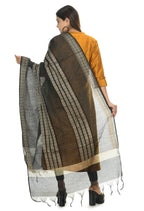 Mominos Fashion Moeza Handloom Cotton Black Dupatta For Women | Grocsy