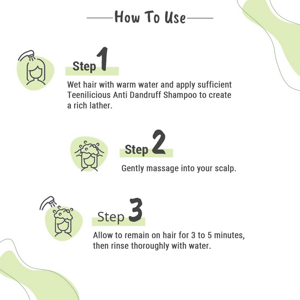 Teenilicious Anti Dandruff Shampoo With Natural Tea Tree Oil | Grocsy