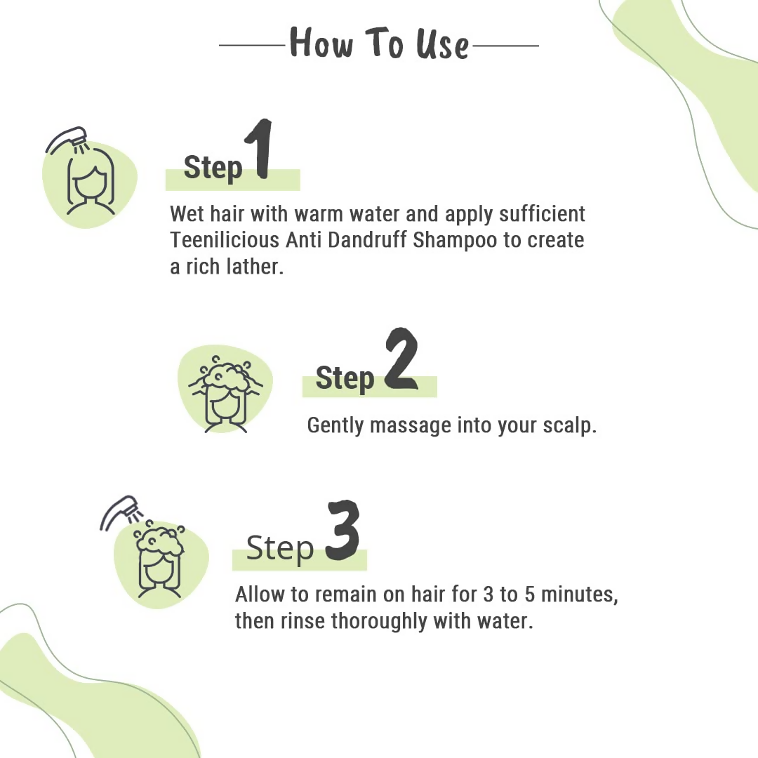 Teenilicious Anti Dandruff Shampoo With Natural Tea Tree Oil | Grocsy