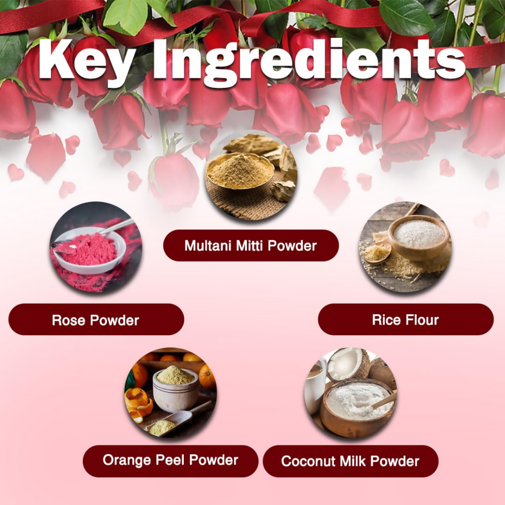 VedicAyurveda Herbal Wax Powder - Rose | Grocsy