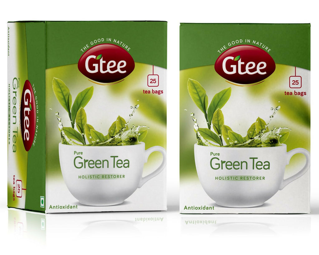 Gtee Green Tea Bags - Regular | Grocsy