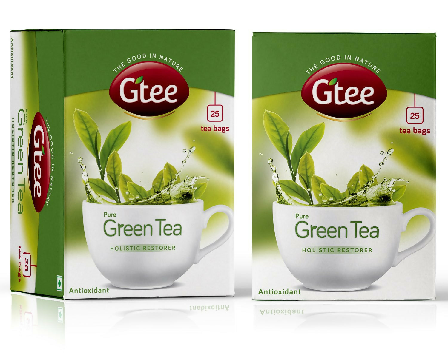Gtee Green Tea Bags - Regular | Grocsy