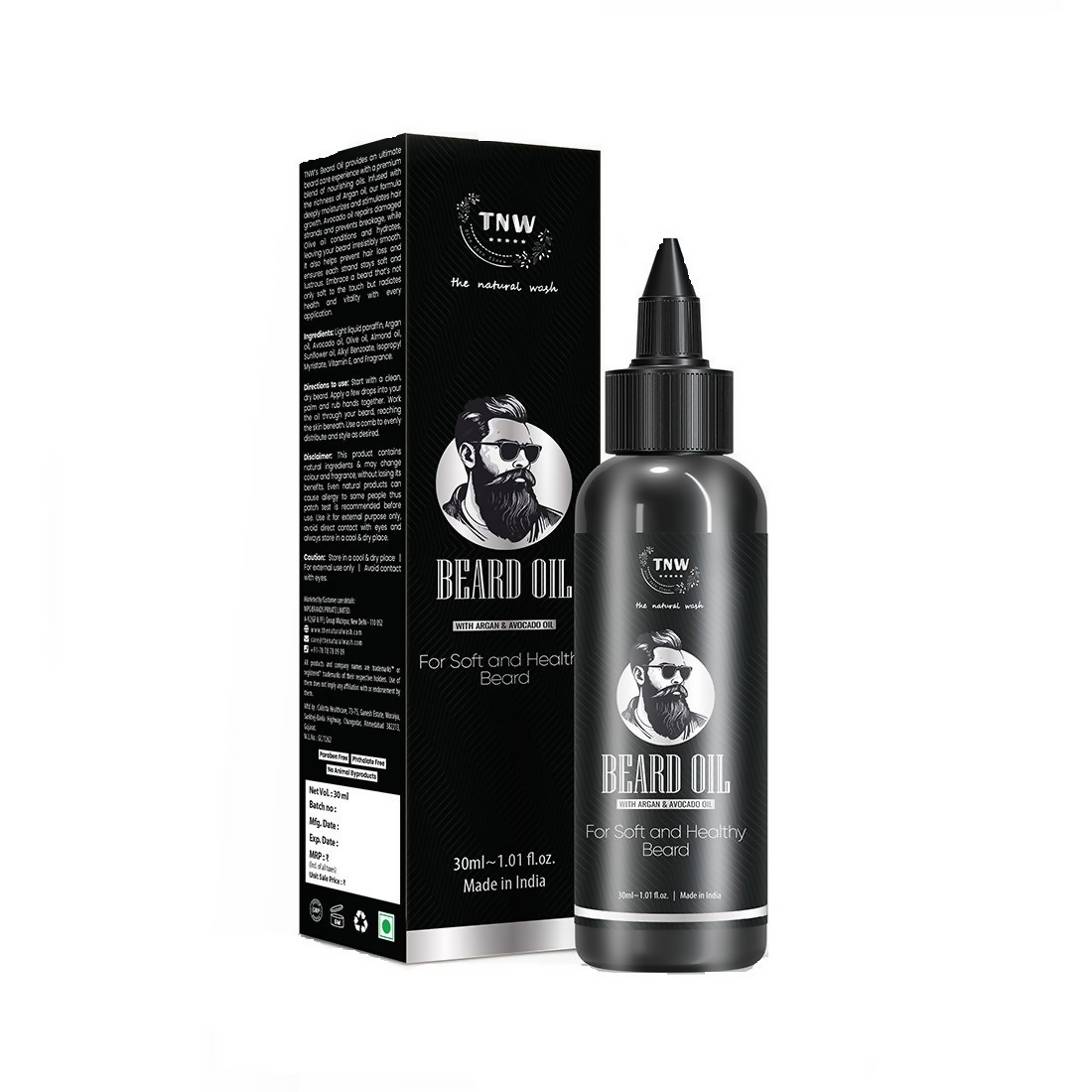 The Natural Wash Beard Oil For Smooth Hair Growth | Grocsy