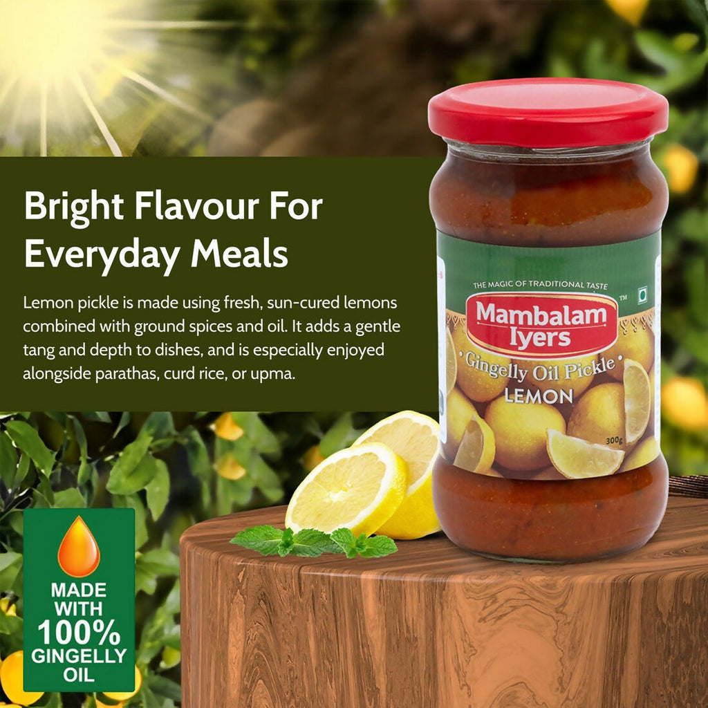 Mambalam Iyers Lemon Pickle | Grocsy