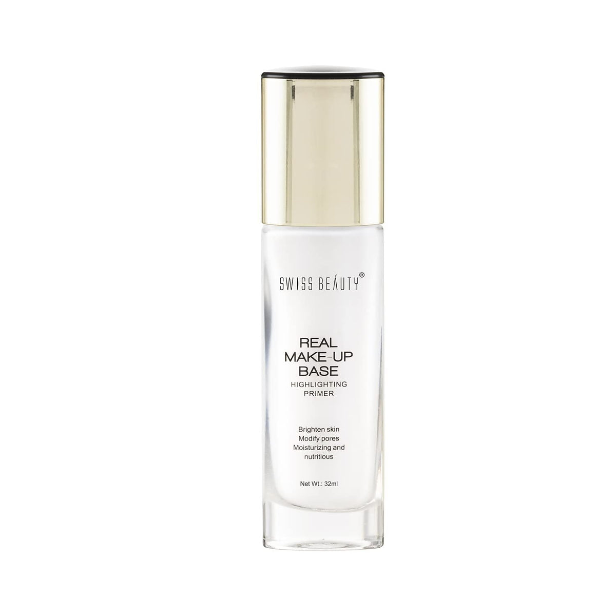 Swiss Beauty Real Makeup Base Highlighting Primer - Shade- Golden Tint | Grocsy