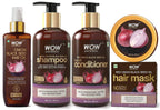 Wow Skin Science Onion Black Seed Oil Hair Care Ultimate 4 Kit | Grocsy