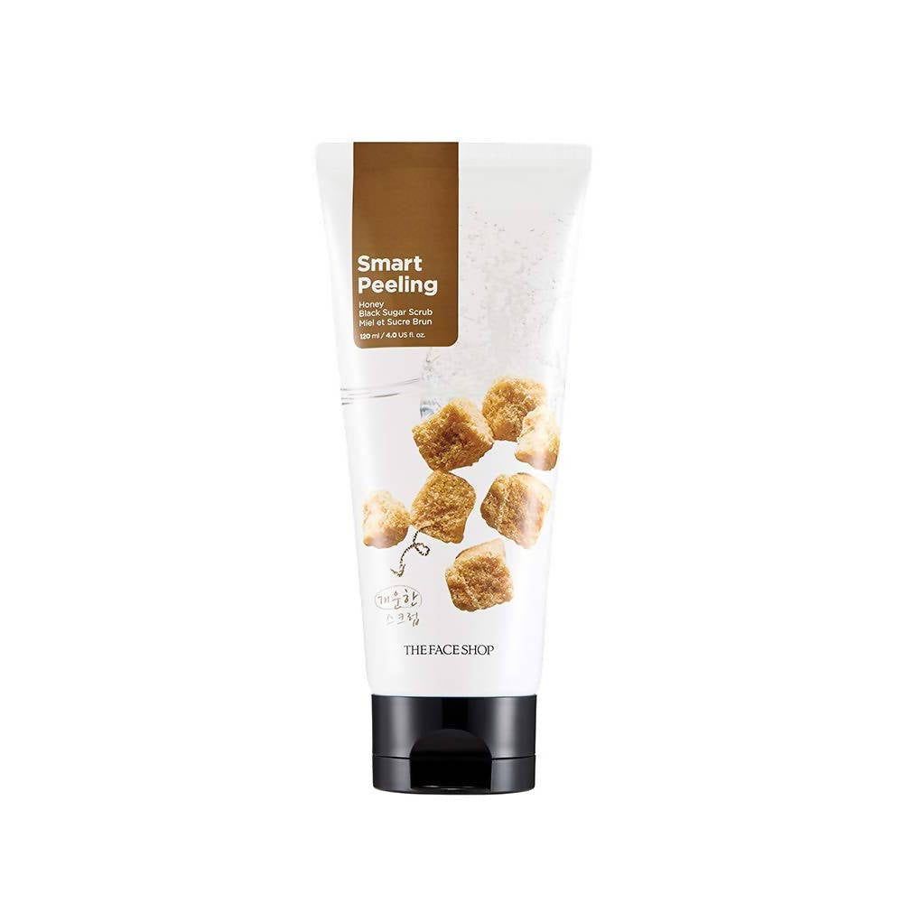 The Face Shop Smart Peeling Honey Black Sugar Scrub - Korean Skincare | Grocsy