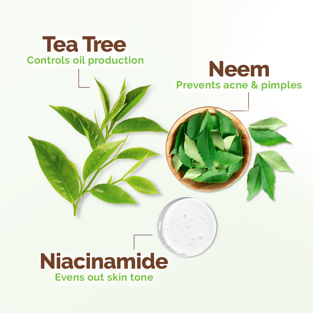 Mamaearth Tea Tree Oil Control Face Wash | Grocsy