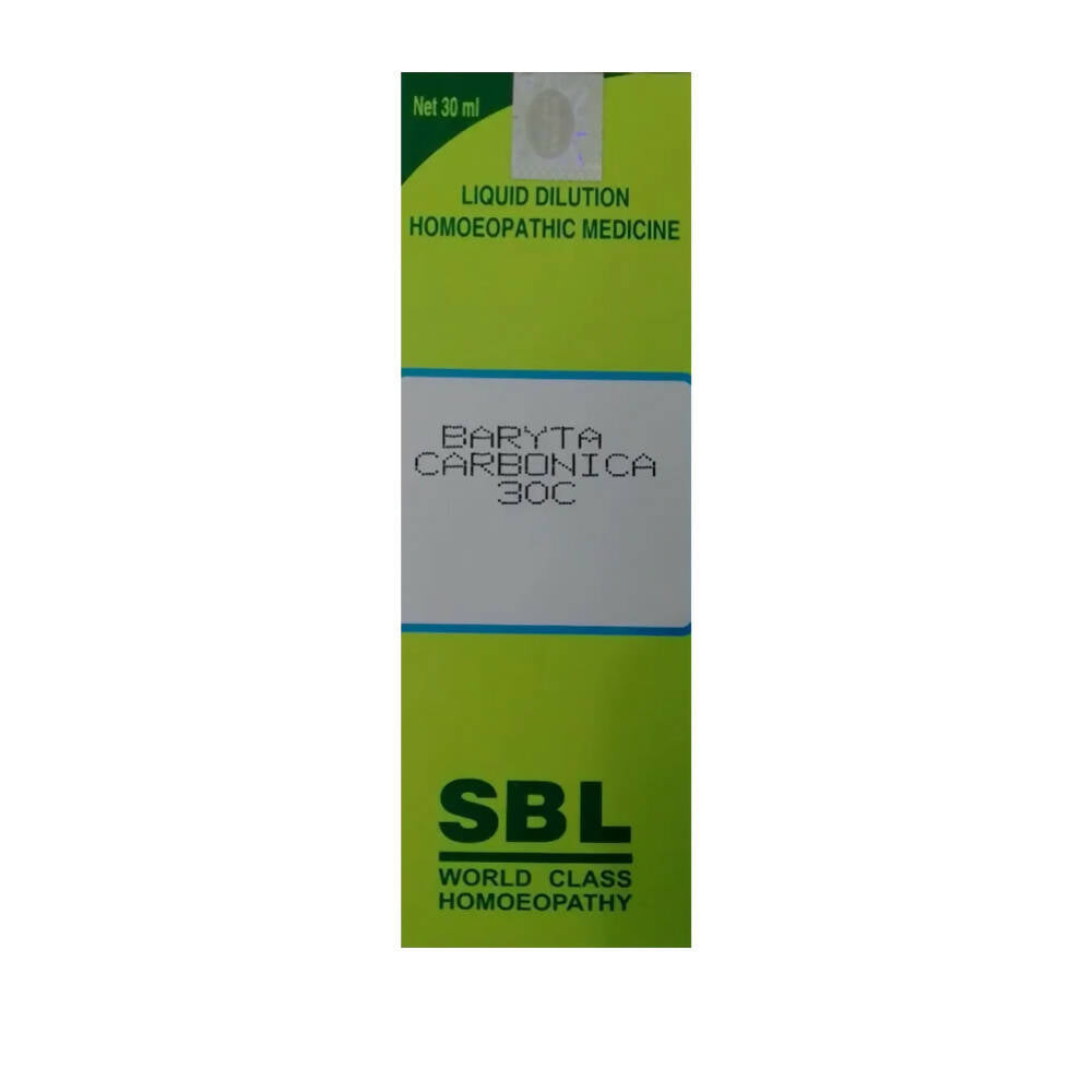 SBL Homeopathy Baryta Carbonica Dilution | Grocsy