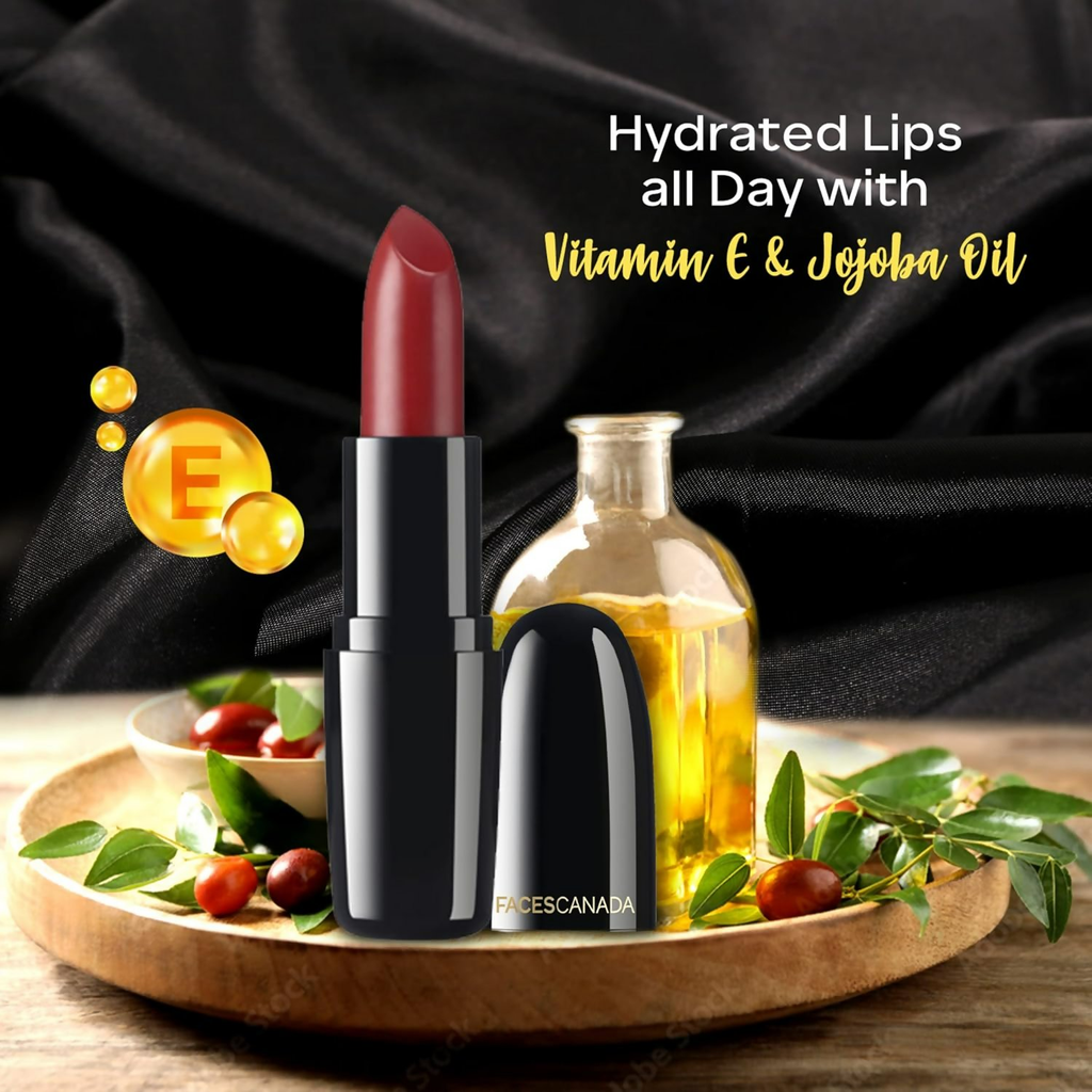 Faces Canada Weightless Creme Lipstick - Plum Peach 06 | Grocsy