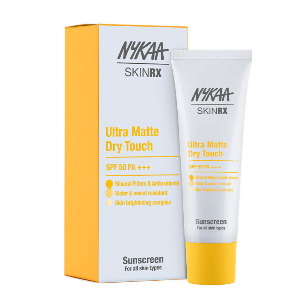 Nykaa SkinRX Ultra Matte Dry Touch Sunscreen SPF 50 PA +++ | Grocsy