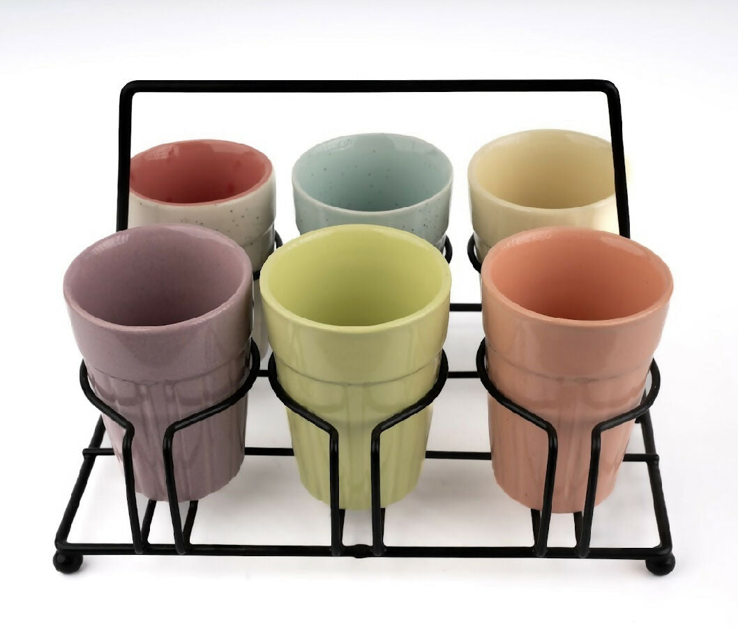 Simply Soho Gully Sips- Set of 6 Kulhads | Grocsy